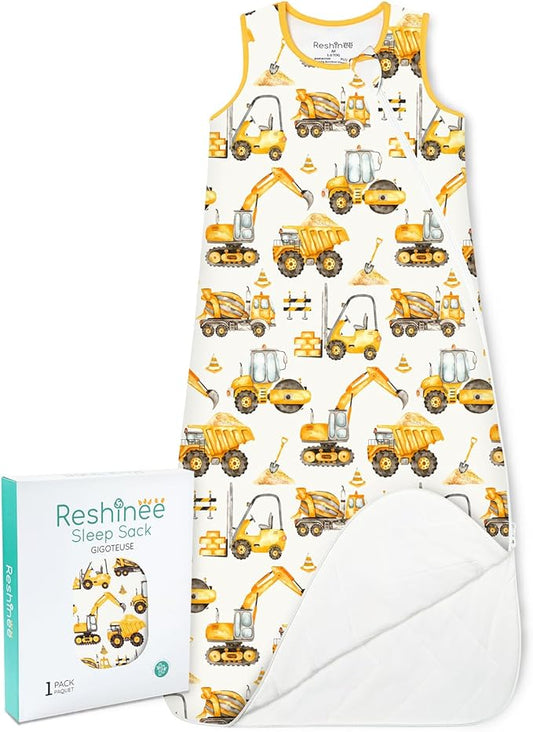 Bamboo Viscose Sleep Sack for Babies and Toddlers 1.0 Tog Wearable Blanket 2-Way Zipper Baby Shower Gifts