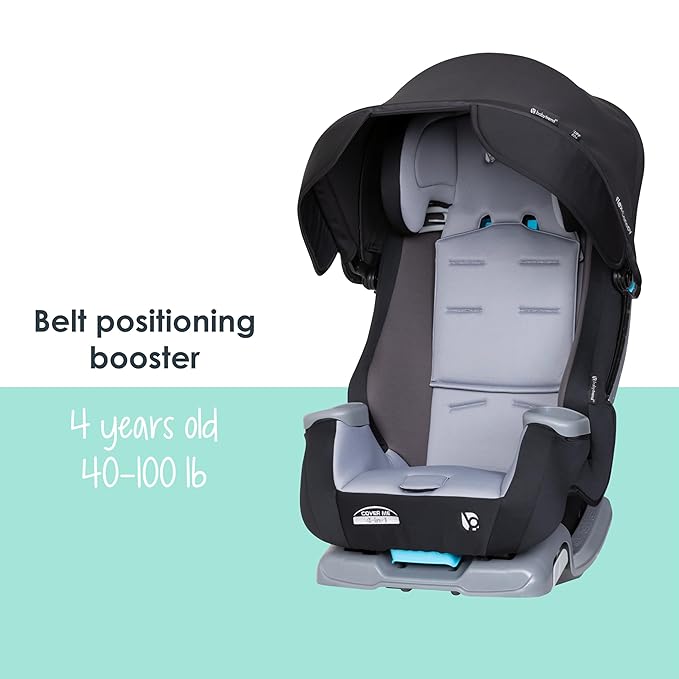 Baby Trend Cover Me™ 4-in-1 Convertible Car Seat, Dark Moon