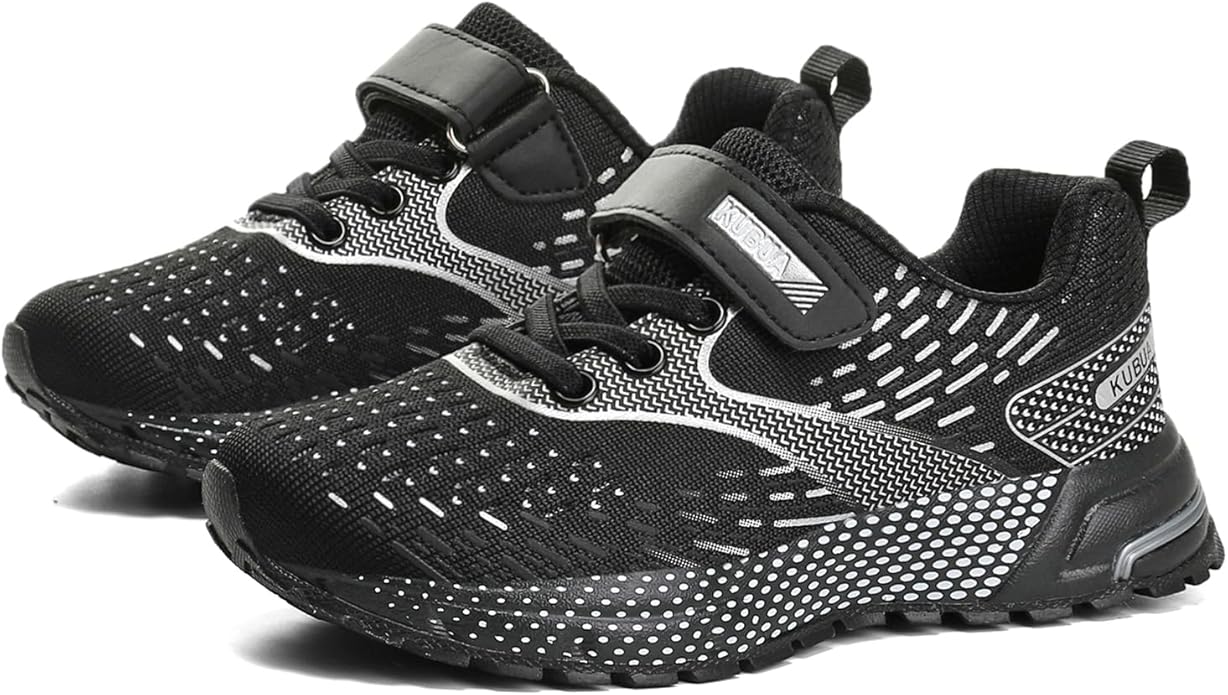 KUBUA Kids Sneakers for Boys Girls Running Tennis Shoes Lightweight Breathable Sport Athletic