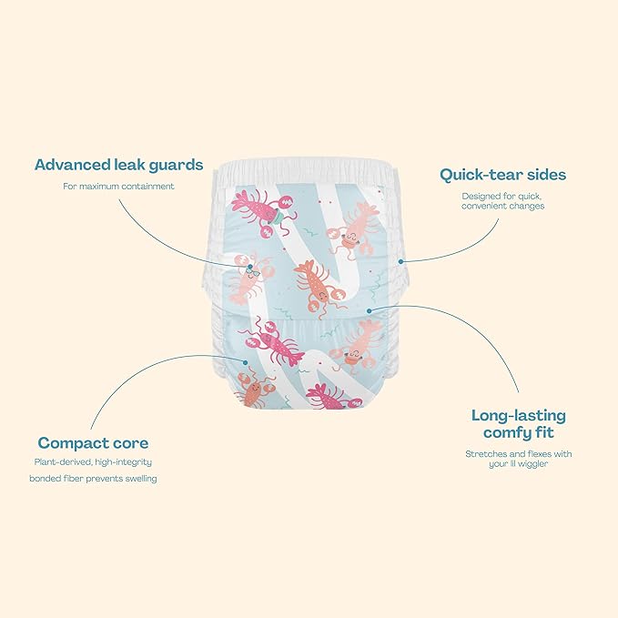 Hello Bello Premium Swim Diapers I Affordable and Eco-Friendly Disposable Swim Dipes for Babies and Kids I Size Medium