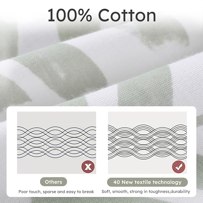 Yoofoss Baby Swaddles for Newborns 100% Organic Cotton, Adjustable Swaddle Sleep Sack 3-6 Months Newborn Swaddle Sack, Breathable Soft(Medium)