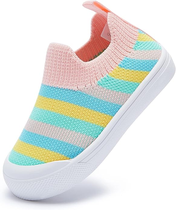 BMCiTYBM Baby Sneakers Girls Boys Lightweight Breathable Mesh First Walkers Shoes 6-24 Months