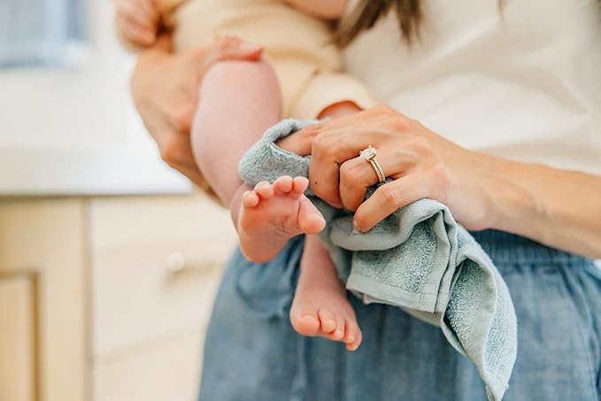 Copper Pearl 6 Ultra Soft Baby Bath Washcloths Premium Large Soft Piper 11" x 11" Towels