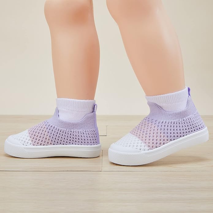 BMCiTYBM Baby Sneakers Girls Boys Lightweight Breathable Mesh First Walkers Shoes 6-24 Months