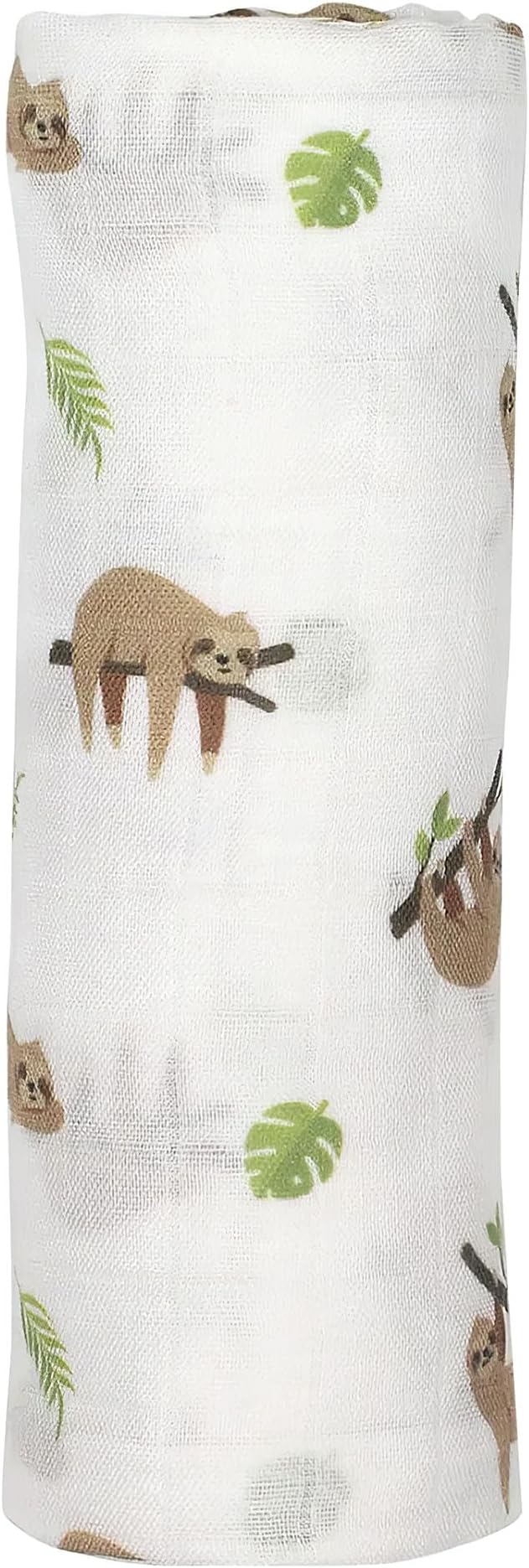 Muslin Baby Swaddle - Breathable Receiving Blankets for Newborn Baby, 70% Viscose derived from Bamboo, 30% Spandex, Imported