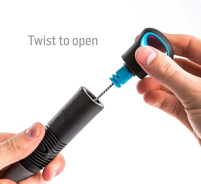 BlenderBottle 2-in-1 Shaker Bottle and Straw Cleaning Brush, 2 Pack
