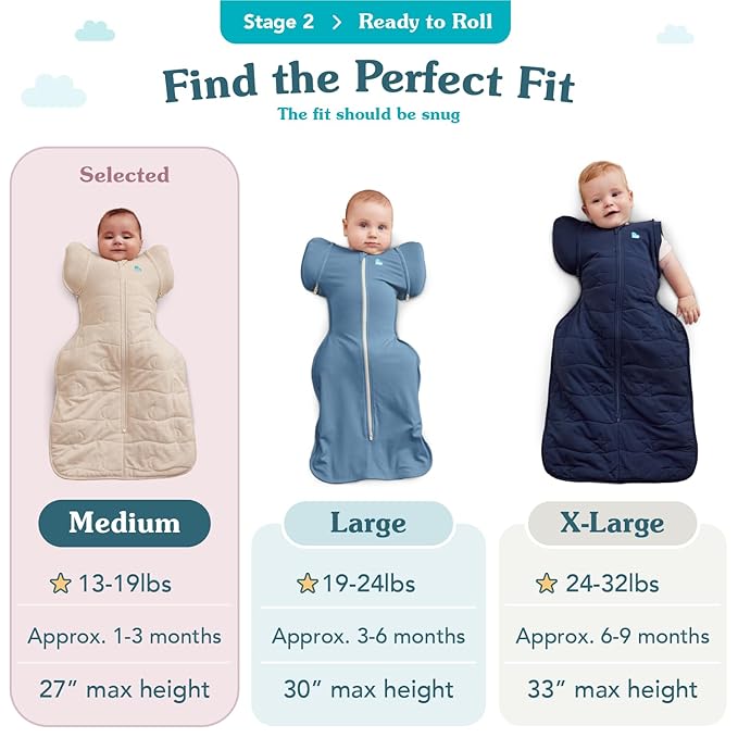 Love to Dream Swaddle Up Transition Swaddle, Patented Zip-Off Wings, Gently Help Baby Transition from Being Swaddled to Arms Free When Showing Signs of Rolling, 1.0 TOG, 13-19 lbs, Gray