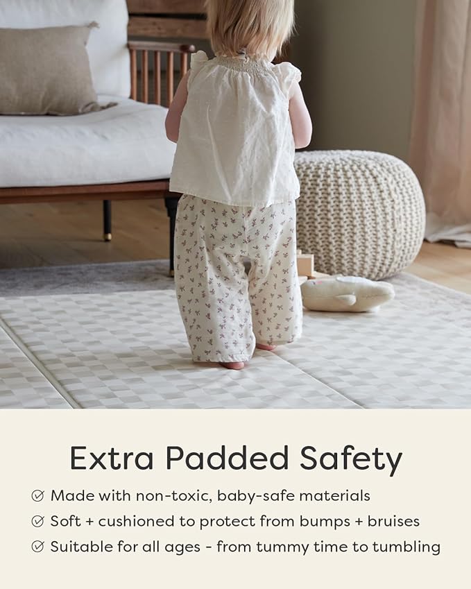 House of Noa Foldable Baby Tumbling Mat – Foldable Kids Play Mat | Durable, Stylish, and Cushioned Design