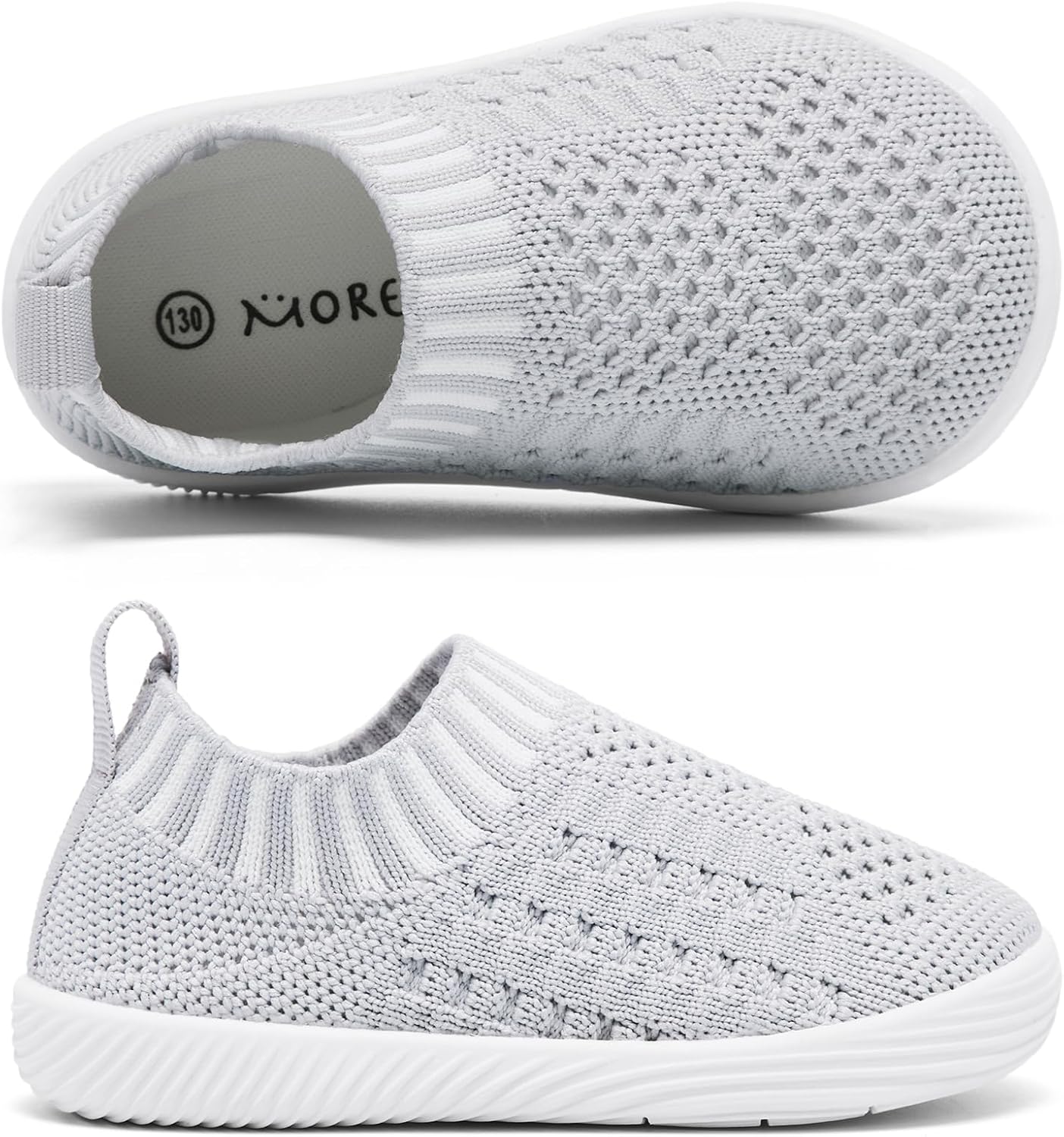 MORENDL Baby Toddler Walking Socks Non-Slip Breathable Unisex Casual Sneakers