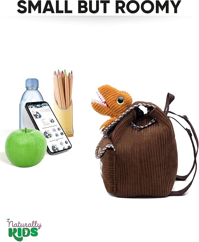 Dinosaur Mini Backpack for Kids, Mini Backpack for Toddler Girls, Gift for 2 3 4 5 Year Old Girl Boy