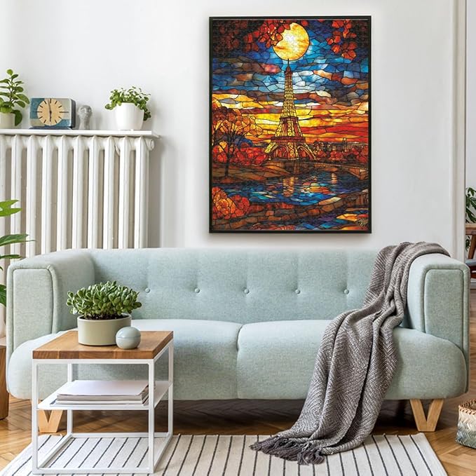 Buffalo Games - Sapphire Select - Parisian Dream - Francisco Caballero -1000 Piece Jigsaw Puzzle – Challenging & Fun – Blue Core Puzzle Board – Giftable Display Box - Full Size Poster Included