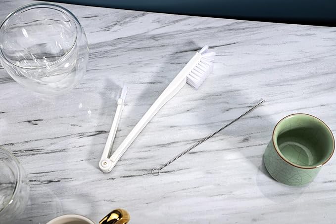 3 Pcs Bottle Brush Cleaning Set,Straw Cleaner Brush Water Bottle Brush for Bottles, Tumblers, Drinking Glasses, Strews