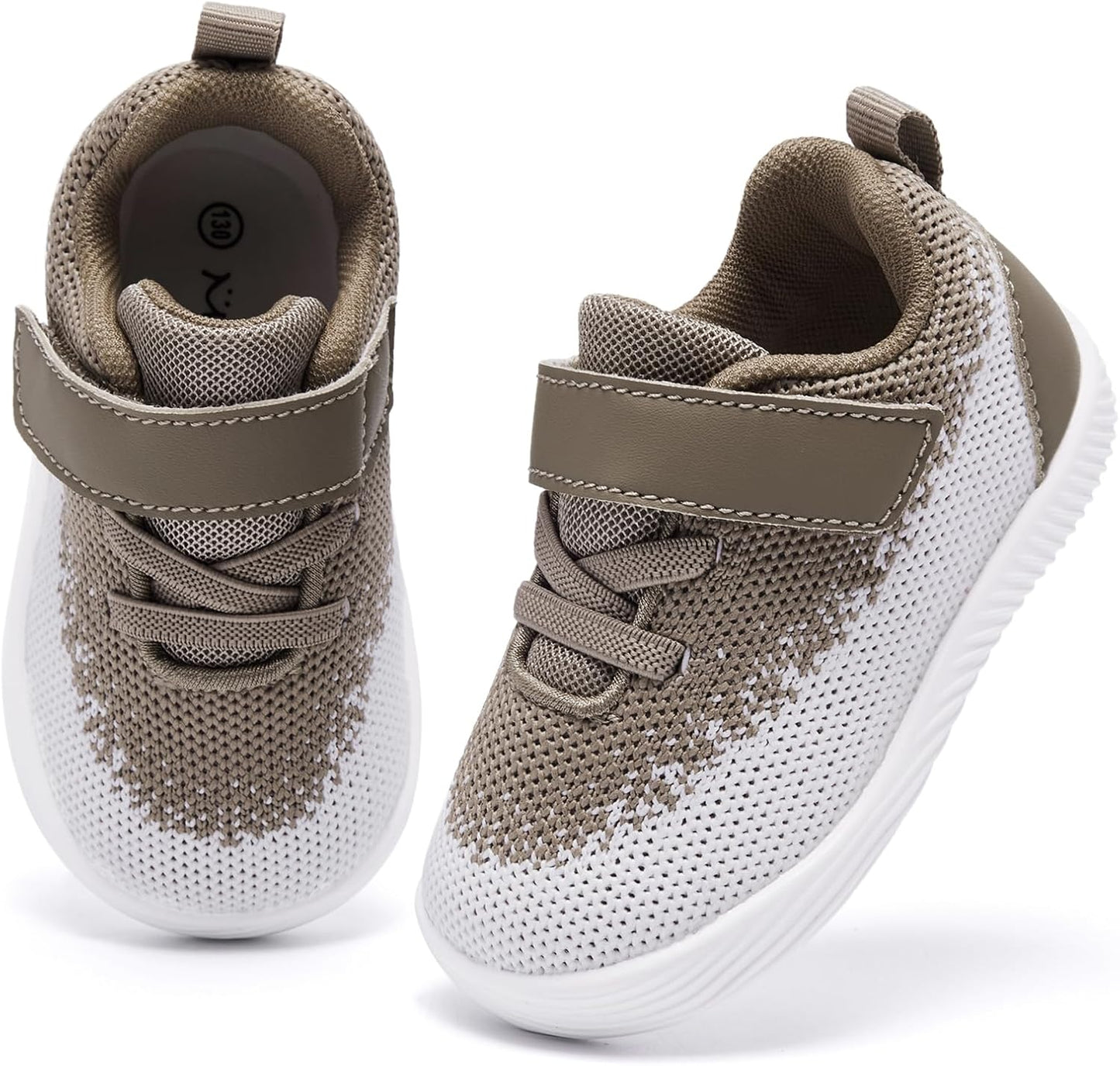 MORENDL Toddler Sneakers Baby Boys & Girls Barefoot Shoes Lightweight Breathable Walking Running Tennis Athletic Sport Shoes