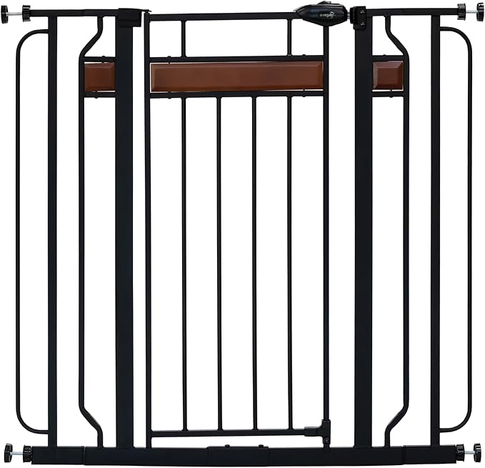 Regalo Easy Step Extra Tall Arched Décor Walk Thru Baby Gate, Award Winning Brand, Includes 4-Inch Extension Kit, 4 Pack Pressure Mount Kit and 4 Pack Wall Mount Kit, Bronze