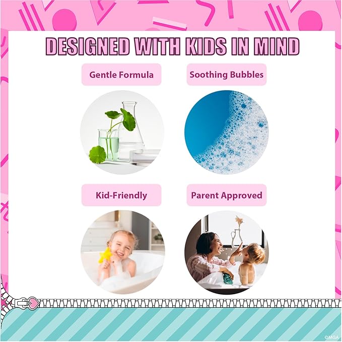 L.O.L. Surprise! 6 Piece Bath Bombs for Kids, Bubble Gum Scented, Bath Toys for Kids, Ages 3+, by Townley Girl