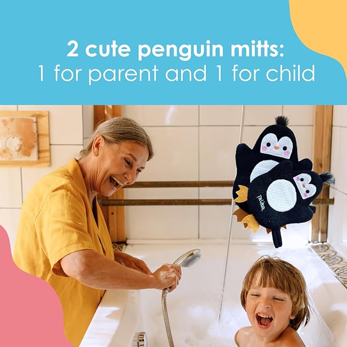 TruKid Yumberry Bubble Podz & BubbleGlove Set – Bubble Bath Pods with 2 Wash Gloves for Kids and Toddlers