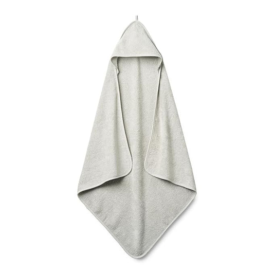 Baby Hooded Towel – Organic Cotton Baby Bath Towels – Baby Towels, Baby Bath Towels for Baby Boy, Baby Girl, 32" x 32" Super-Soft and Absorbent Baby Towels for Newborn (Pearl Grey)