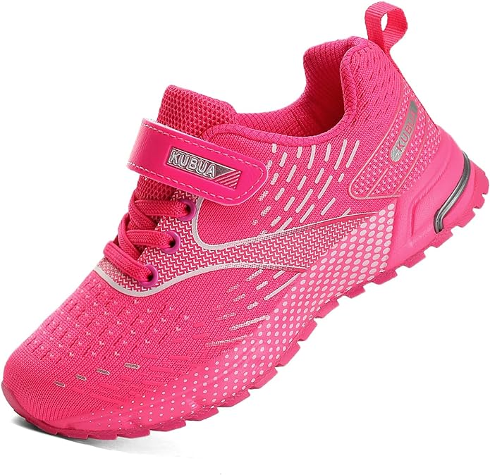 KUBUA Kids Sneakers for Boys Girls Running Tennis Shoes Lightweight Breathable Sport Athletic