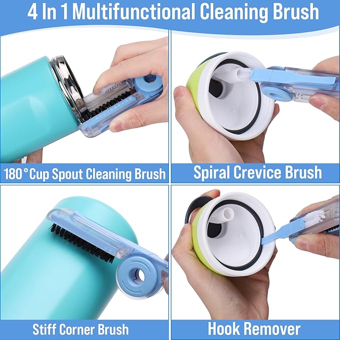 XANGNIER Water Bottle Cleaner Brush Set