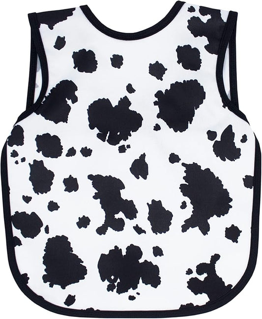 BapronBaby Animal Prints Bapron - No Neck Tie Safer Bib - Baby & Toddler - Soft Waterproof - PVC, BPA & Phthalate Free - 6m+