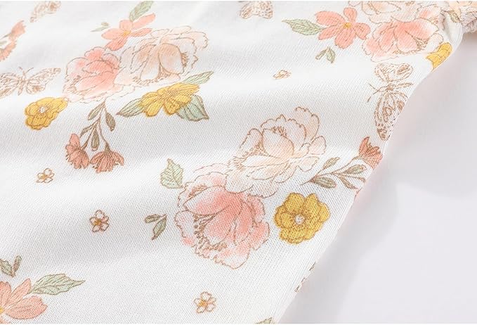 Kiddiezoom Newborn Baby Layette Set 10-Piece with Bodysuits and Pants Set for Unisex Baby Gift Sets