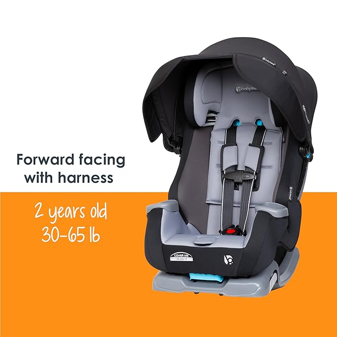 Baby Trend Cover Me™ 4-in-1 Convertible Car Seat, Dark Moon