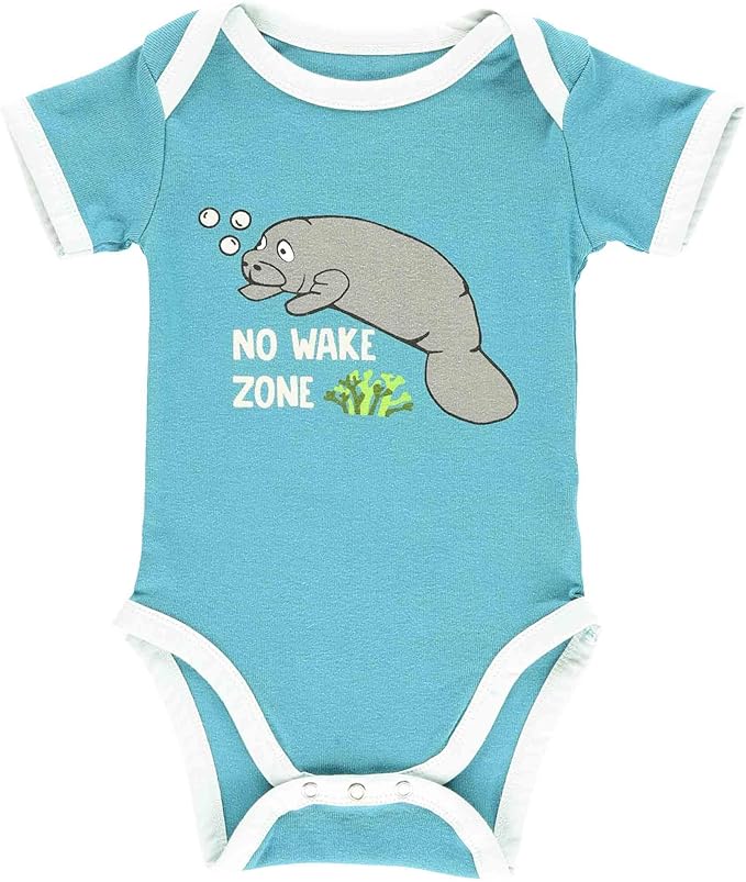 Lazy One Cute Unisex Baby Bodysuit, Cute Animal Designs, 6-18 Months
