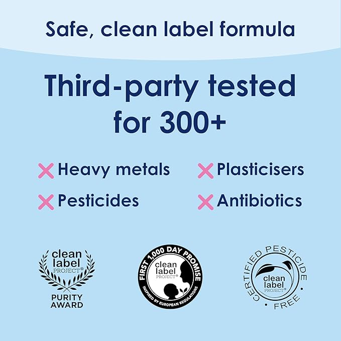 Kabrita Goat Milk-Based Infant Formula Powder with Iron, DHA, ARA & Prebiotics, for Infants 0–12 Months, Non-GMO, 28 oz