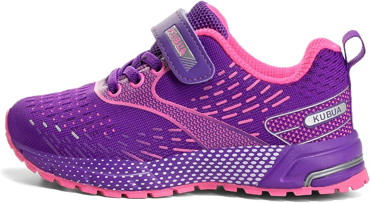 KUBUA Kids Sneakers for Boys Girls Running Tennis Shoes Lightweight Breathable Sport Athletic