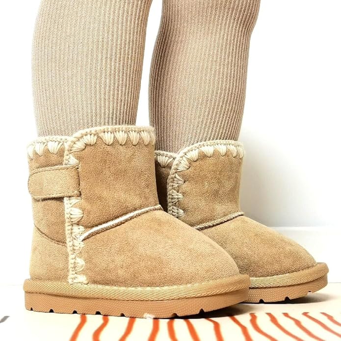 Baby Boots Winter Snow Booties Infant Boys Girls Outdoor Warm Shoes for Cold Weather 6 9 12 15 18 24 Months