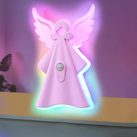 Color Changing Night Light with 8 Static & 10 RGB Modes, USB Rechargeable, Motion-Sensing – Perfect Kids Gift for Bedrooms & Playrooms