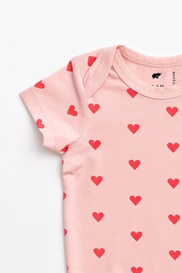 MONICA + ANDY Baby Organic Short Sleeve Jack + Jill Bodysuit