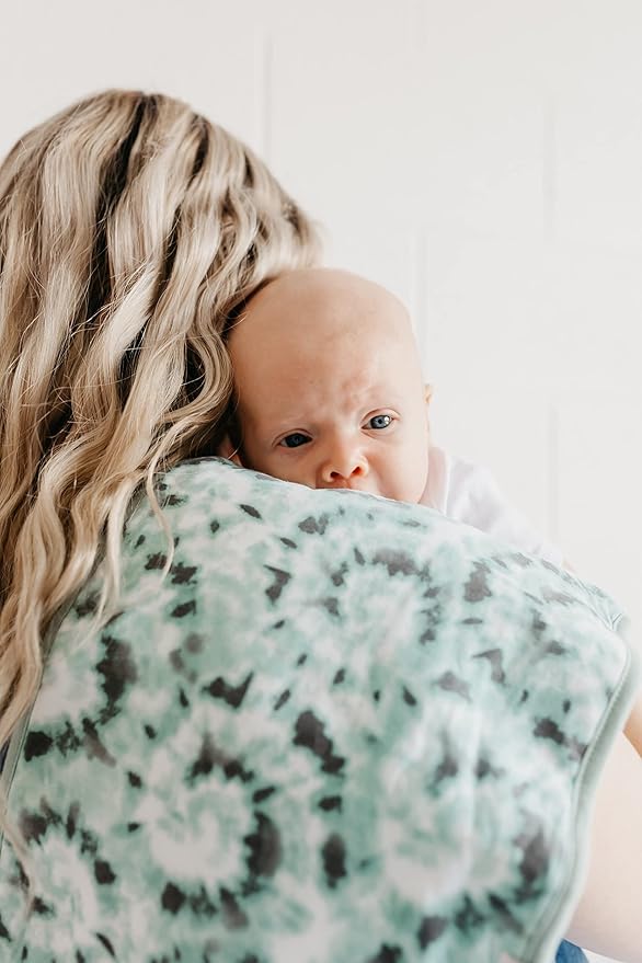 Copper Pearl Baby Burp Cloth Large 21''x10'' Size Premium Absorbent Triple Layer 3-Pack Gift Set “Maui