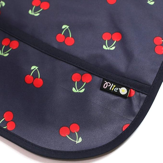 Short Sleeve Waterproof Bib for Toddlers – Feeding Apron for Mealtime, Daycare, Self-Feeding & Messy Play, Baby Bib