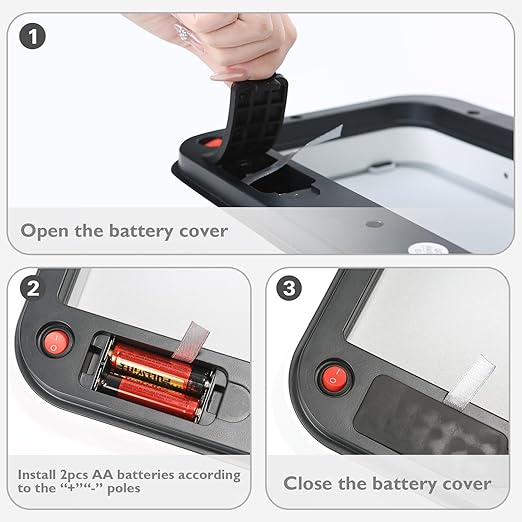 ELPHECO Stainless Steel Office Trash Can Motion Sensor Garbage Can Touchless Smart Trash Can Automatic Waste Bin for Kitchen, Office, Bathroom (White, 6.6 Gallons), 2AA