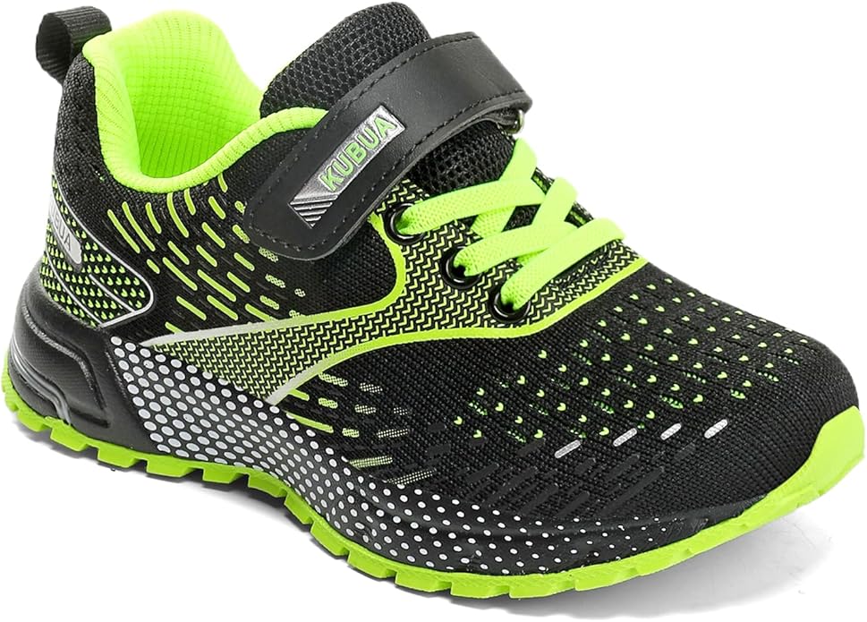 KUBUA Kids Sneakers for Boys Girls Running Tennis Shoes Lightweight Breathable Sport Athletic