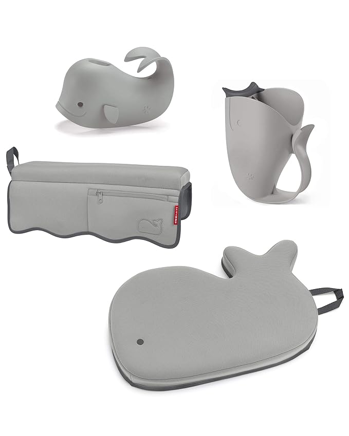 Skip Hop MOBY Baby Bath Essentials Set Grey