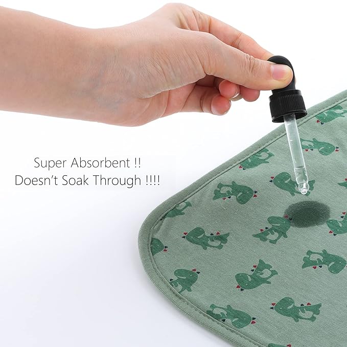 Hakochia Burp Cloths for Baby Boy & Girl Organic Cotton Large Unisex Burp Clothes Extra Absorbent Soft Neutral Burping Rags Spit Up Cloth Sets for Newborns 8 Pack (D)