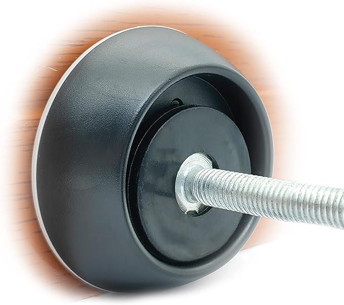 Vmaisi Baby Gate Wall Protector - Protect Walls from Pressure Mounted Pet Dog Gates, 4 Pack Black