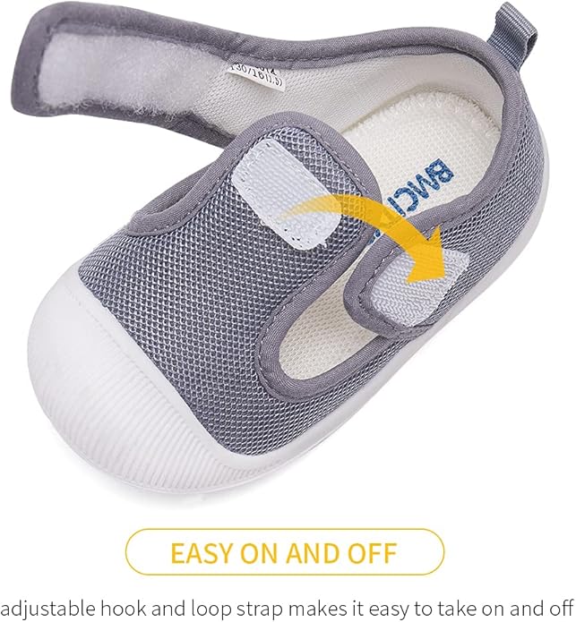 BMCiTYBM Baby Sneakers Girls Boys Lightweight Breathable Mesh First Walkers Shoes 6-24 Months