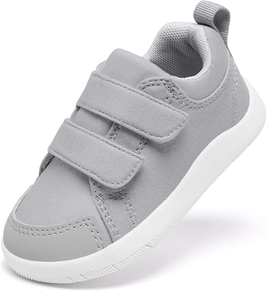 MORENDL Wide Toe Box Shoes Toddler Barefoot Shoes Baby Walking Shoe Boy Girl Non-Slip Zero Drop Minimalist Sneakers Comfort Tennis Outdoor Activities