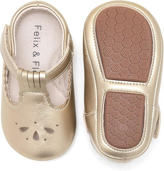 Soft Sole Baby Shoes - Infant Baby Walking Shoes Moccasins Rubber Sole Crib Shoes