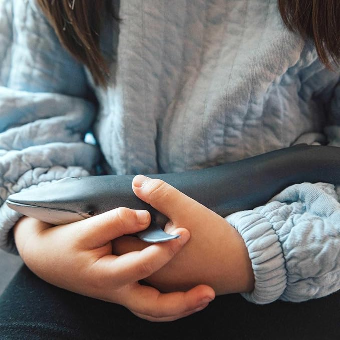 Safari Ltd. Blue Whale Figurine - Detailed 11" Plastic Model Figure - Fun Educational Play Toy for Boys, Girls & Kids Ages 3+