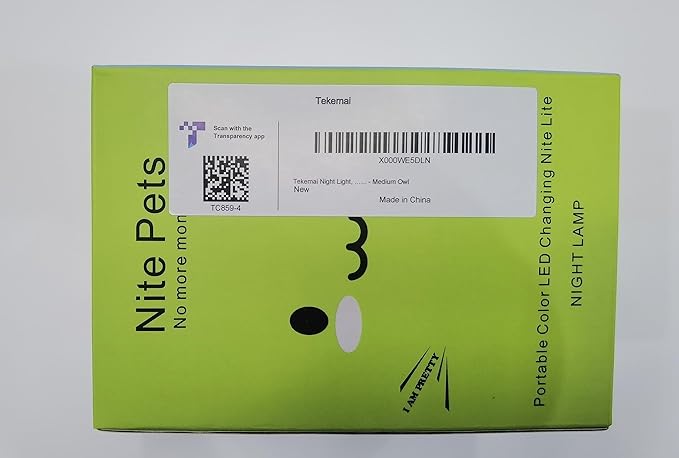 Night Light, Bedside Lamp for Children/Kids, Baby Nursery Lamp for Breastfeeding Safe, Break Resistant, Eye Caring, Adjustable Brightness & Color, Touch Control + Remote Control - Medium Owl