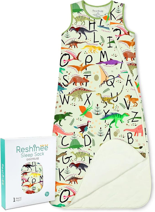 Bamboo Viscose Sleep Sack for Babies and Toddlers 1.0 Tog Wearable Blanket 2-Way Zipper Baby Shower Gifts