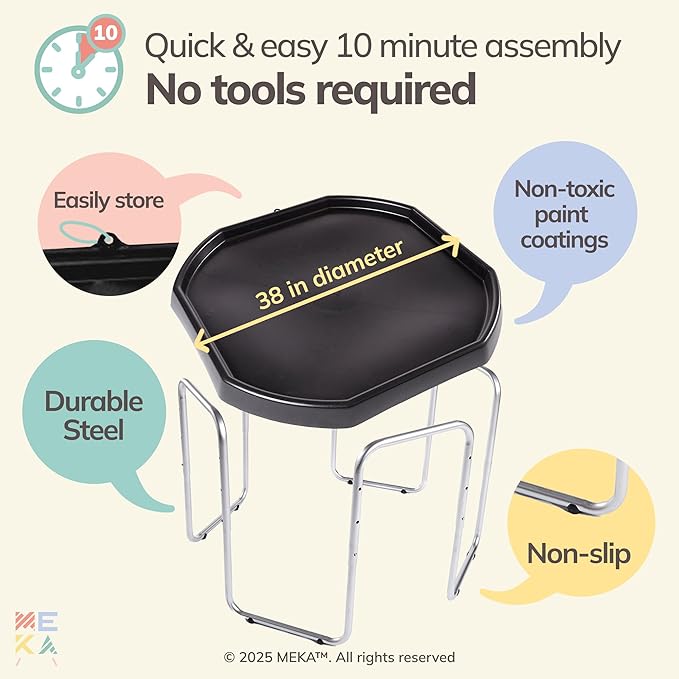 MEKA Tuff Tray Set for Sensory Play