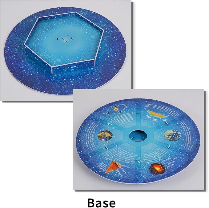 3D Puzzles for Kids Ages 8-10-12-14 Earth Globe DIY Geography Puzzle, Educational Learning Toys 3D Jigsaw World Globe Map Model Kit Teaching Aids Birthday for Boys Girls, 50 Pieces