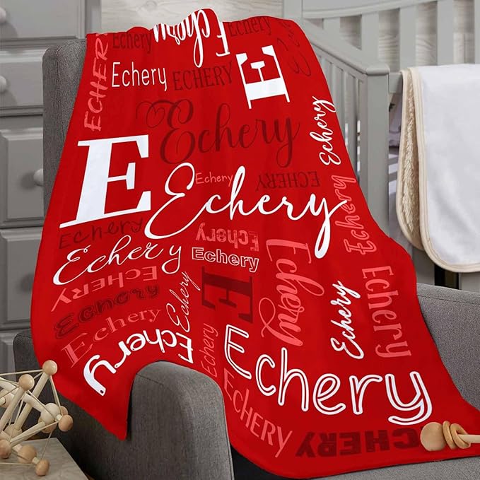 Personalized Baby Blanket, Name Blankets Personalized Kids Gifts Customized Name Blanket for Girls Personalized Baby Blankets for Girls