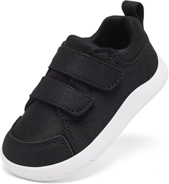 MORENDL Wide Toe Box Shoes Toddler Barefoot Shoes Baby Walking Shoe Boy Girl Non-Slip Zero Drop Minimalist Sneakers Comfort Tennis Outdoor Activities