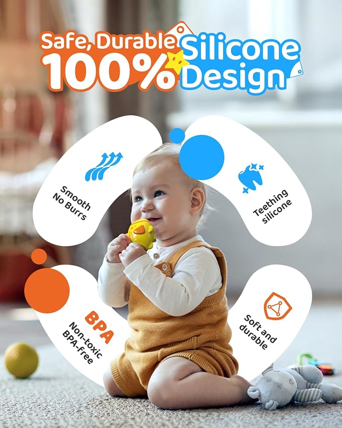 Rechargeable Swimming Fish Toy, Light up Bath Toys with Temp-Color Eyes for Baby Bath, Alive Pool Diving Toys for Kids Ages 4-8, Toddler Bathtub, Water Table